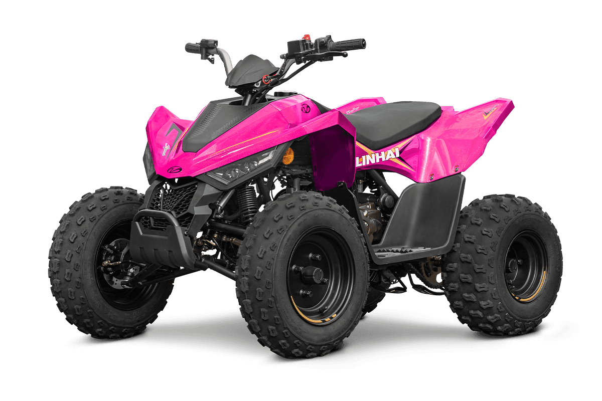 Linhai ATV 110 EFI v růžové barvě Gloss Pink — dětská čtyřkolka skladem u Auto Špička