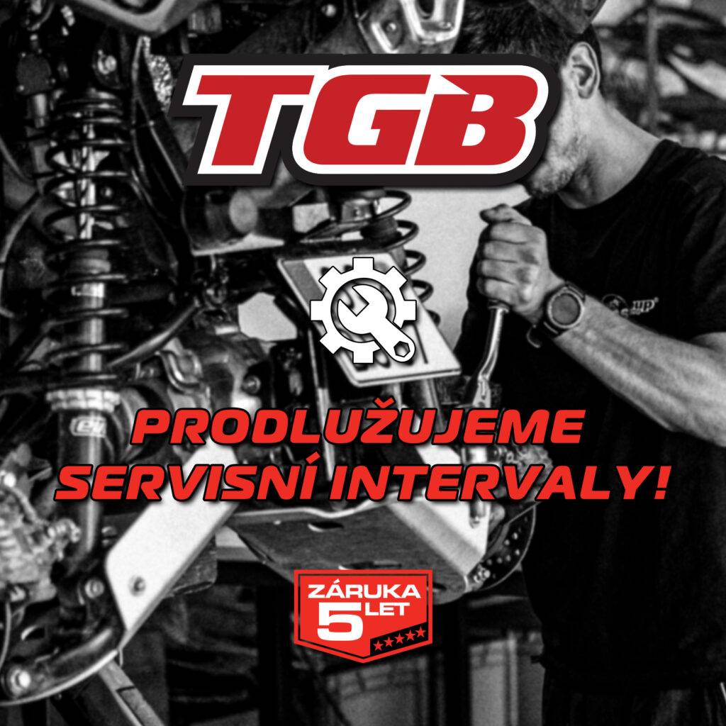 TGB Nové servisní intervaly